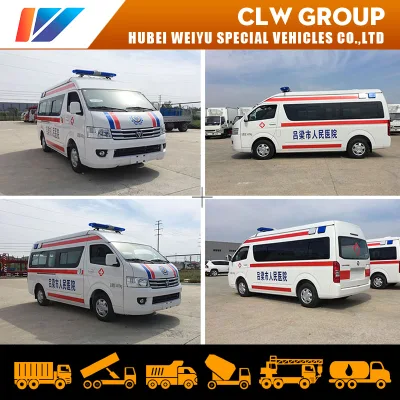 Ambulanza per il trasferimento del paziente dell'ambulanza medica dell'ospedale Foton G9 del motore a benzina del fornitore dell'ambulanza della Cina